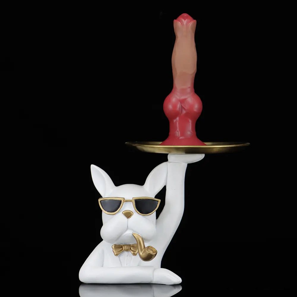 Large Dog Knotted Dildo - Silicone Animal Knot Dildo