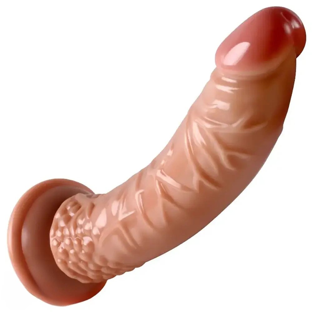 Large Realistic PVC Dildo 8.46in - PVC Suction Cup Dildo