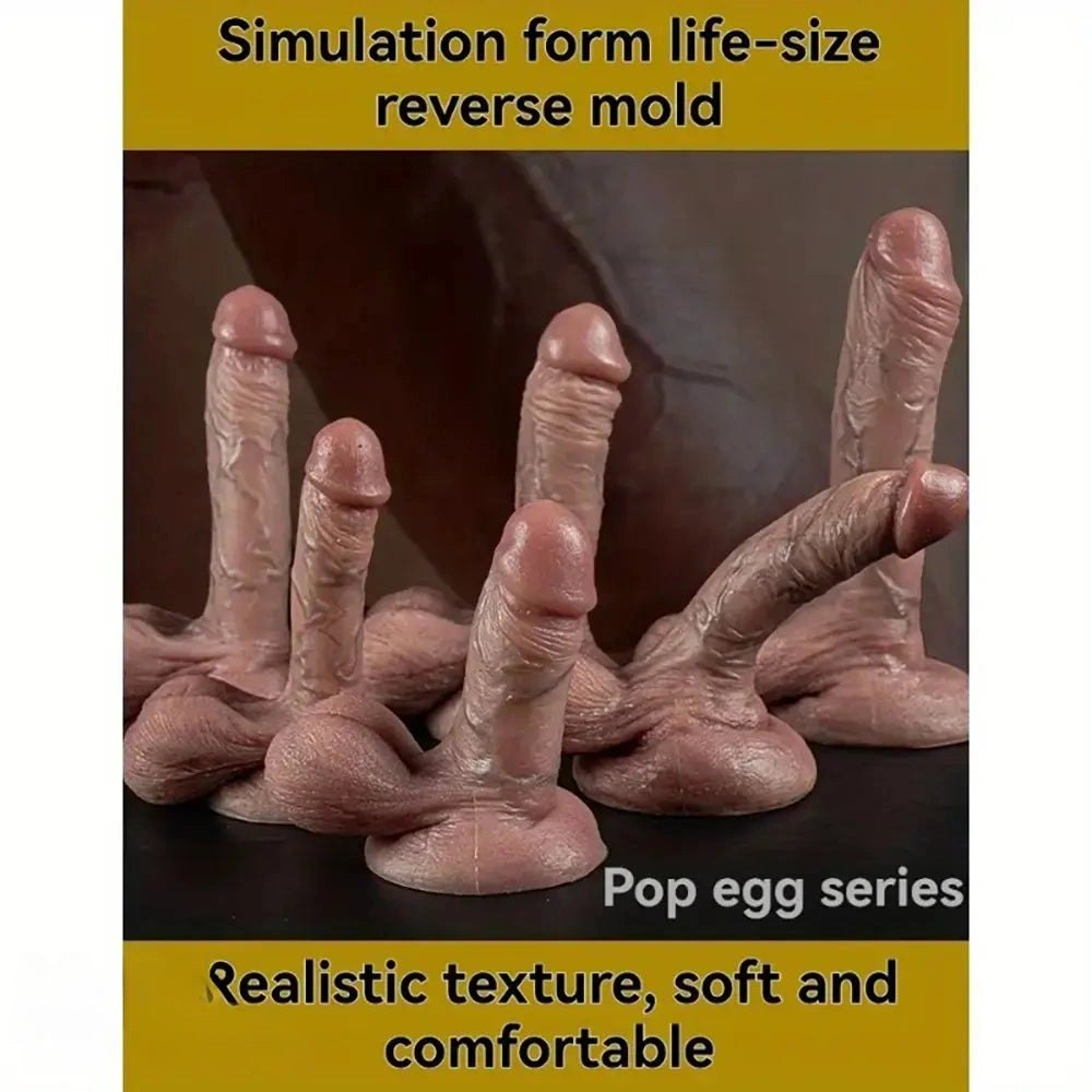 Large Realistic Silicone Dildo - Soft Big Dildo Toy