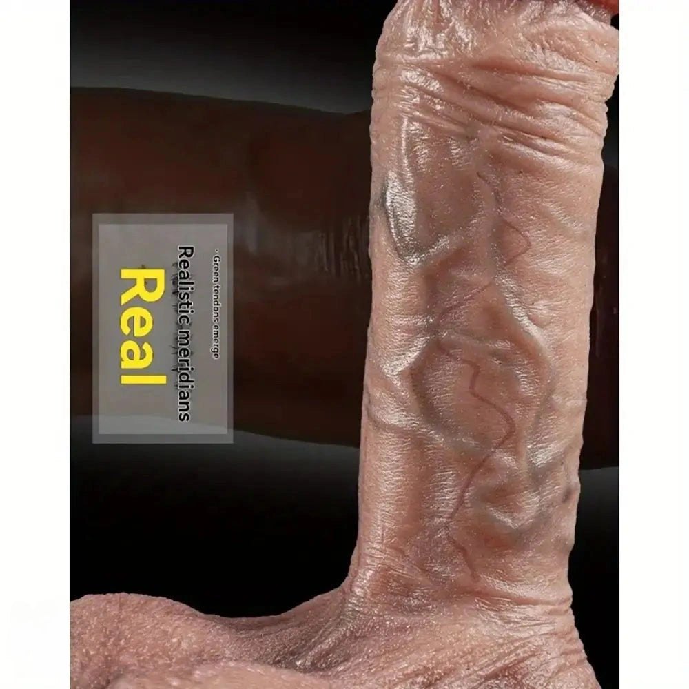 Large Realistic Silicone Dildo - Soft Big Dildo Toy