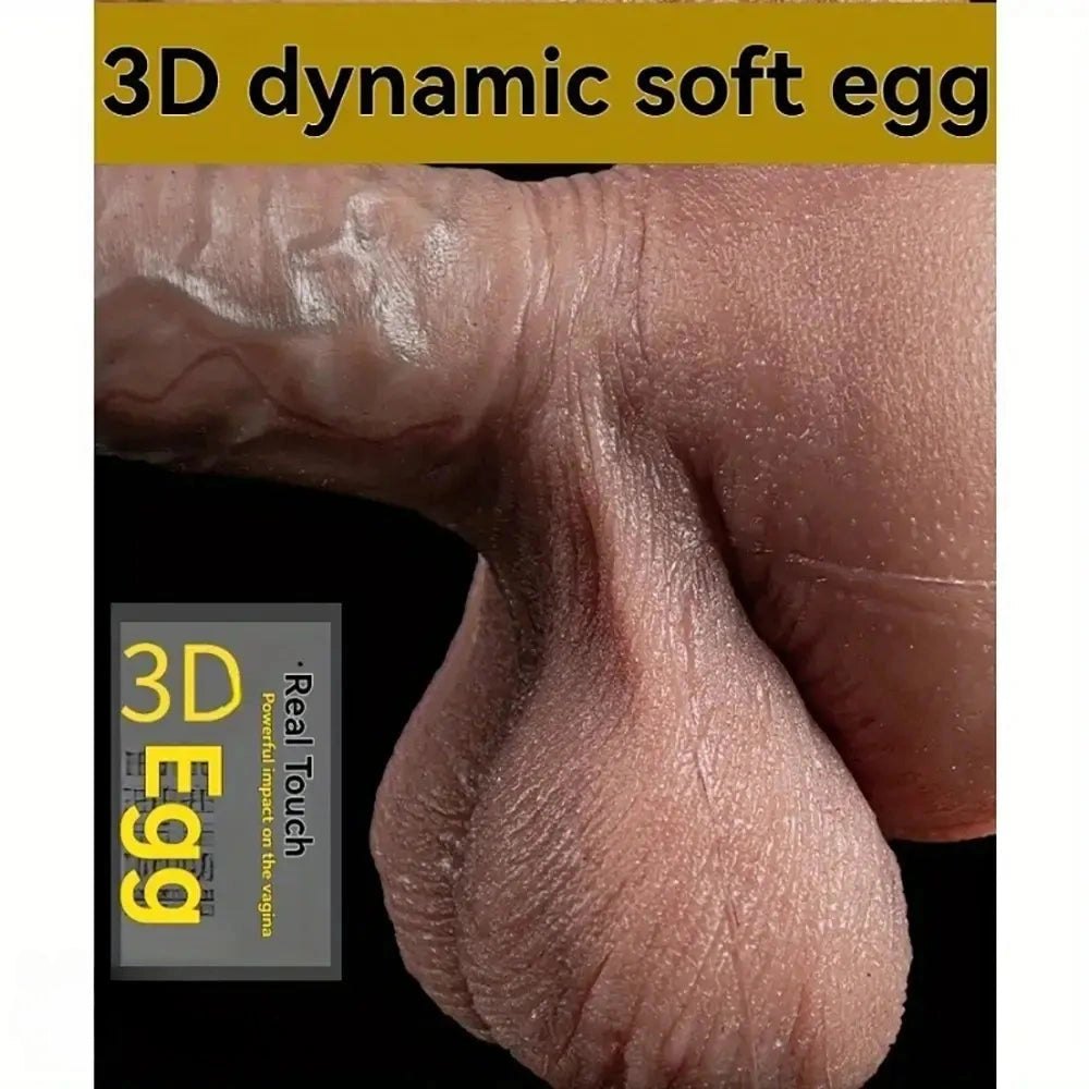 Large Realistic Silicone Dildo - Soft Big Dildo Toy