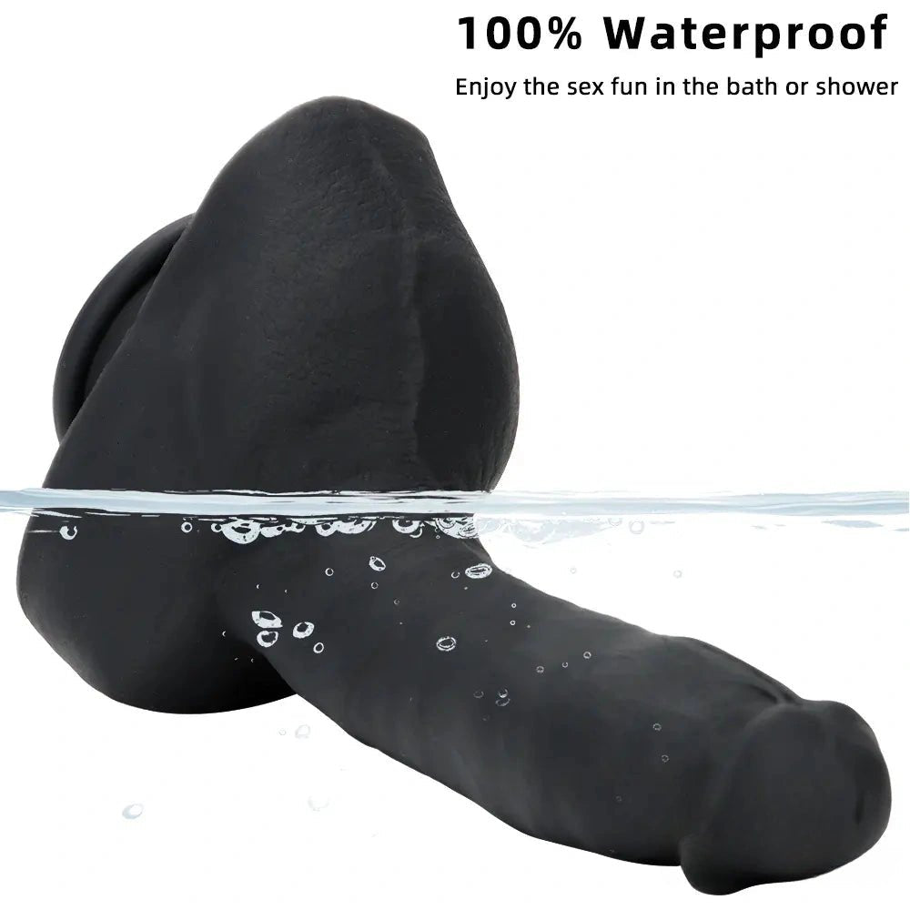 Large Silicone Dildo, 3 Colors - Suction Cup Dildo With Base
