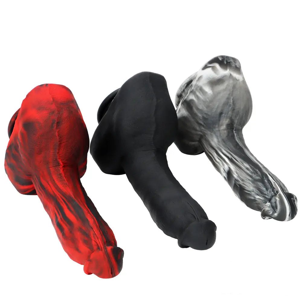 Large Silicone Dildo, 3 Colors - Suction Cup Dildo With Base