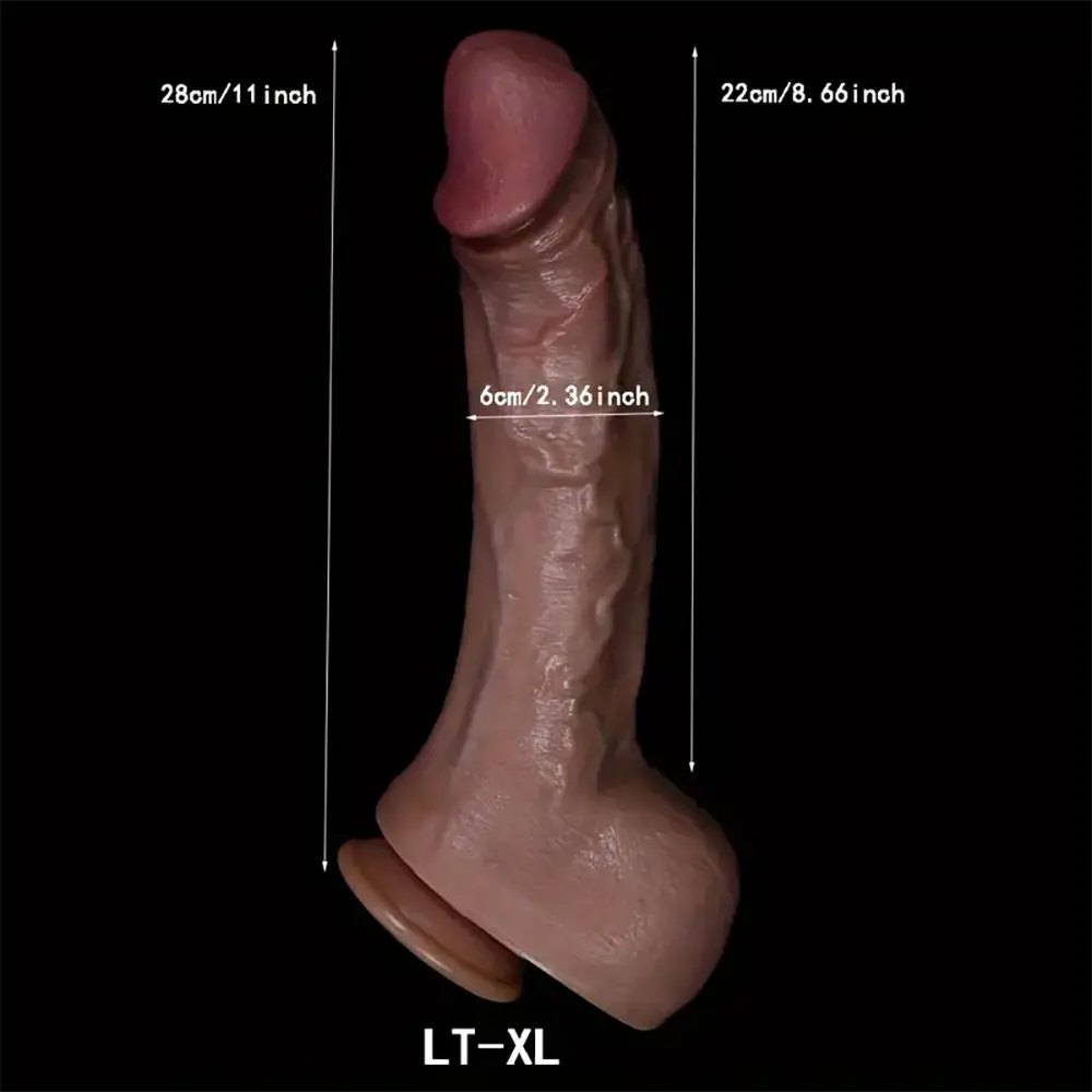 Large Thick Silicone Dildo 12.6 in - Giant Dildo