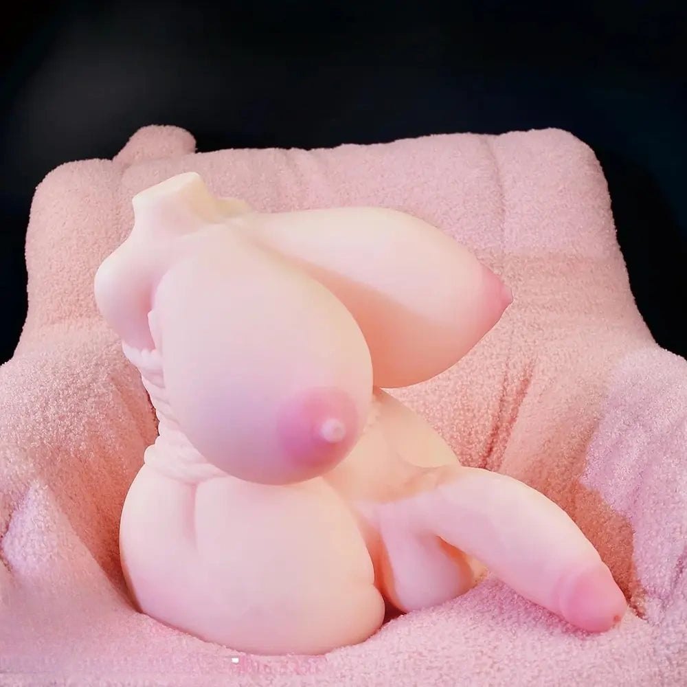 Life-Size Sex Doll Torso - Realistic Body Torso with Dildo