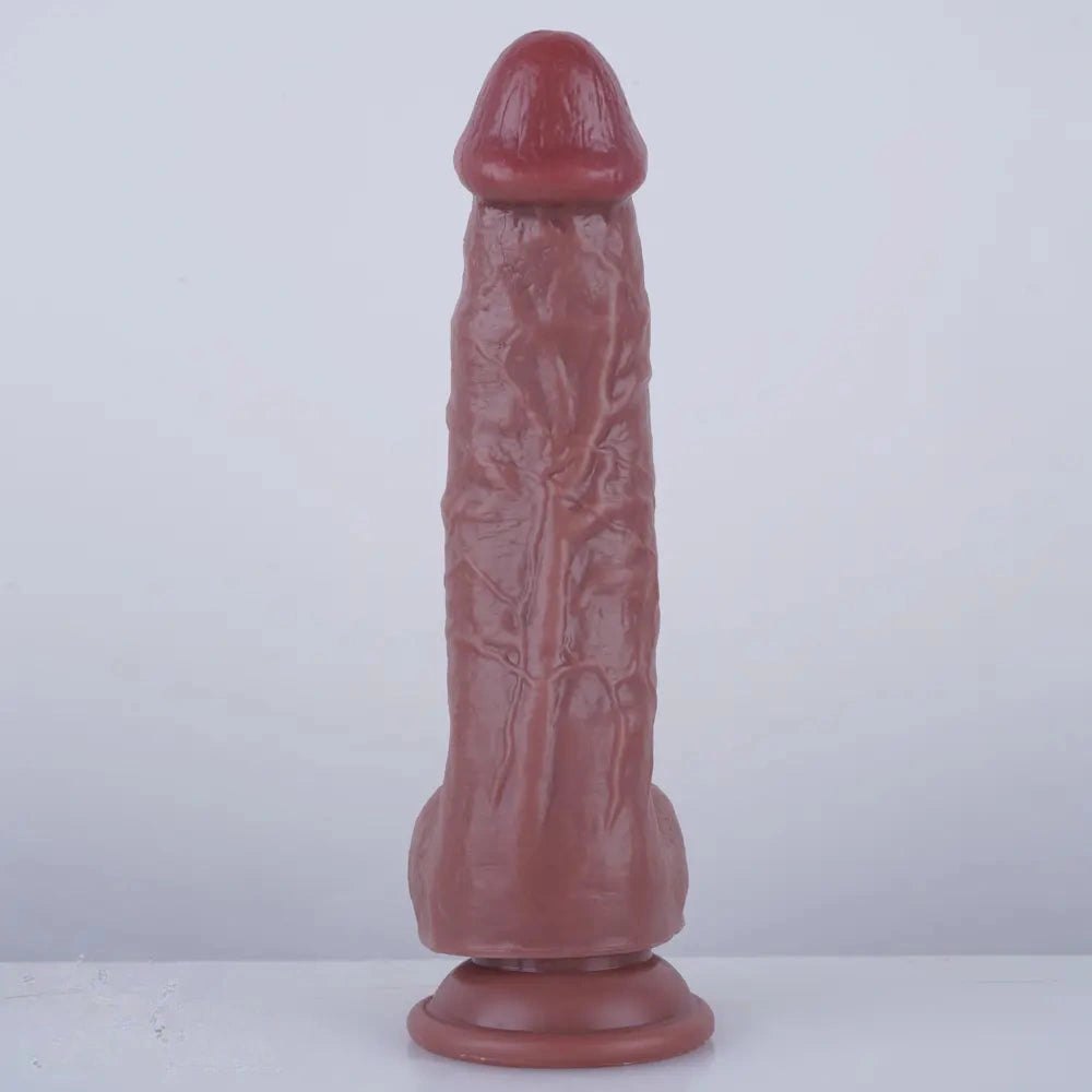Lifelike Flesh PVC Dildo - Realistic Suction Cup Dildo