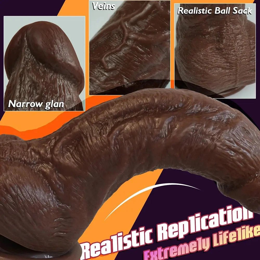 Lifelike PVC Suction Cup Dildo - Realistic PVC Dildo