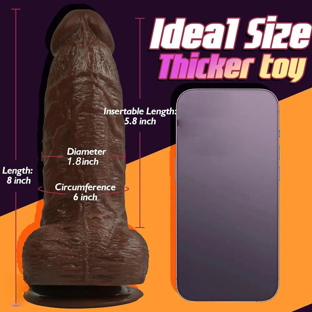 Lifelike PVC Suction Cup Dildo - Realistic PVC Dildo