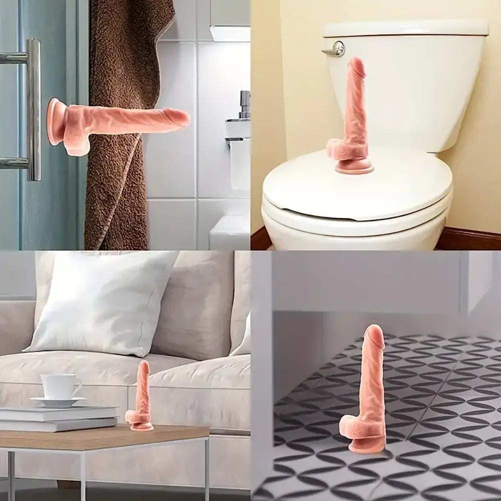 Lifelike Realistic Dildo 7.2 in - PVC Realistic Dildo