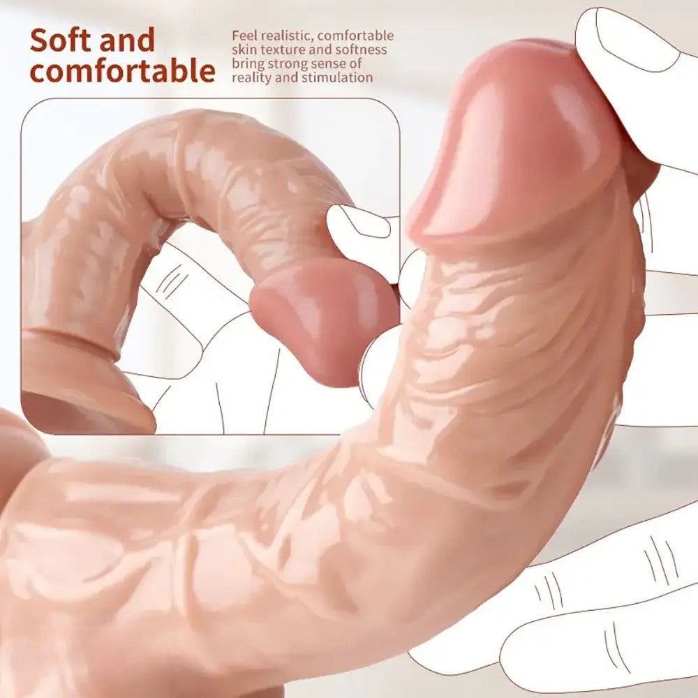 Lifelike Realistic Dildo 8 in - Realistic Dildo For Play