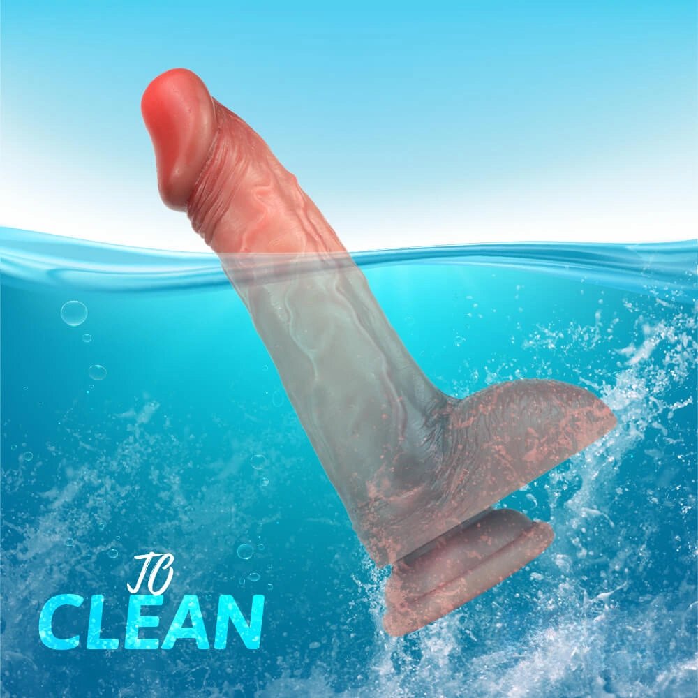 Lifelike Silicone Suction Dildo - Suction Cup Dildo