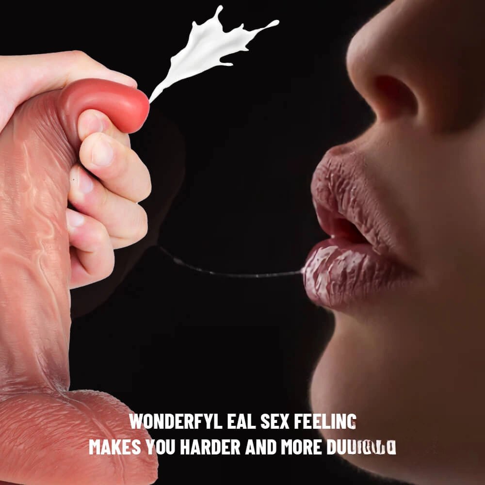 Lifelike Silicone Suction Dildo - Suction Cup Dildo