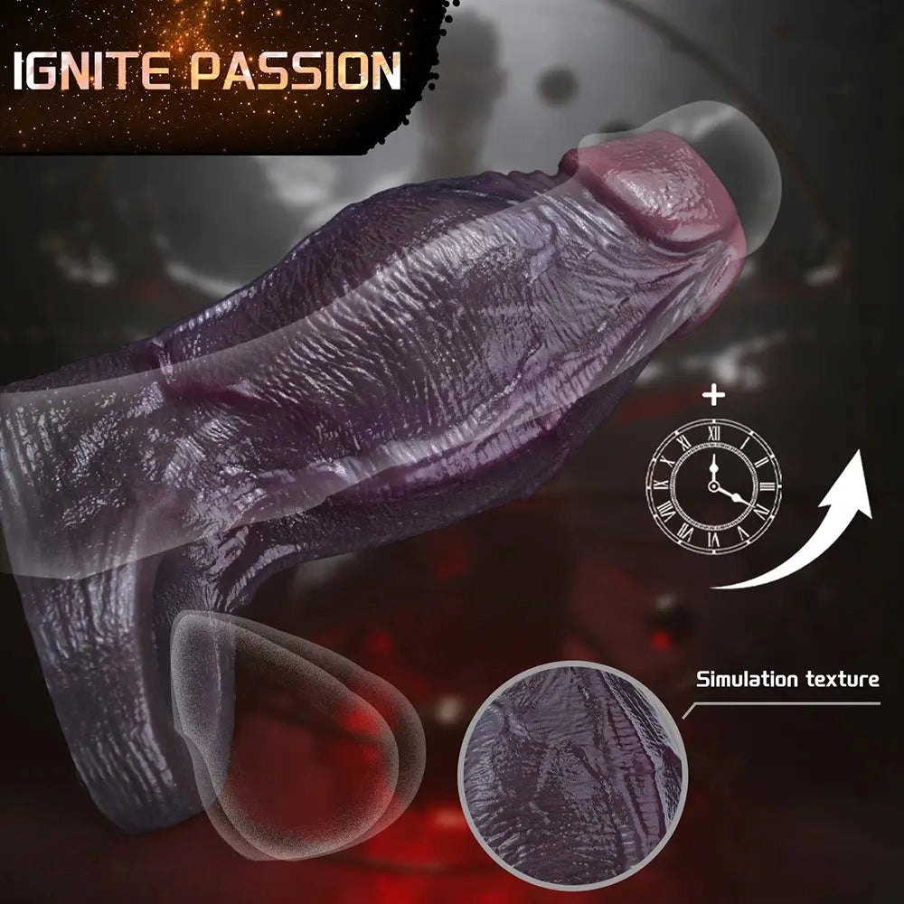 Lifelike Skin Penis Sleeve - Realistic Silicone Sleeve