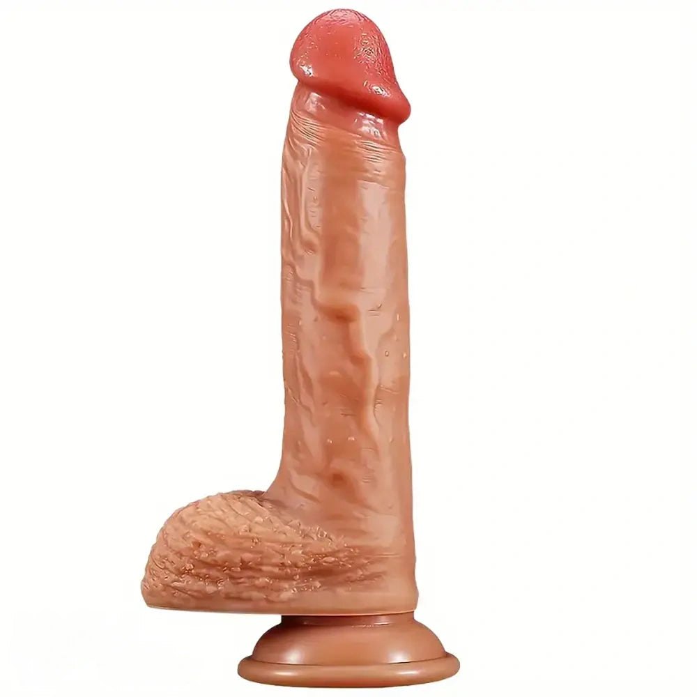Lifelike Suction Cup Dildo 8.46in - Suction Cup G-Spot Dildo