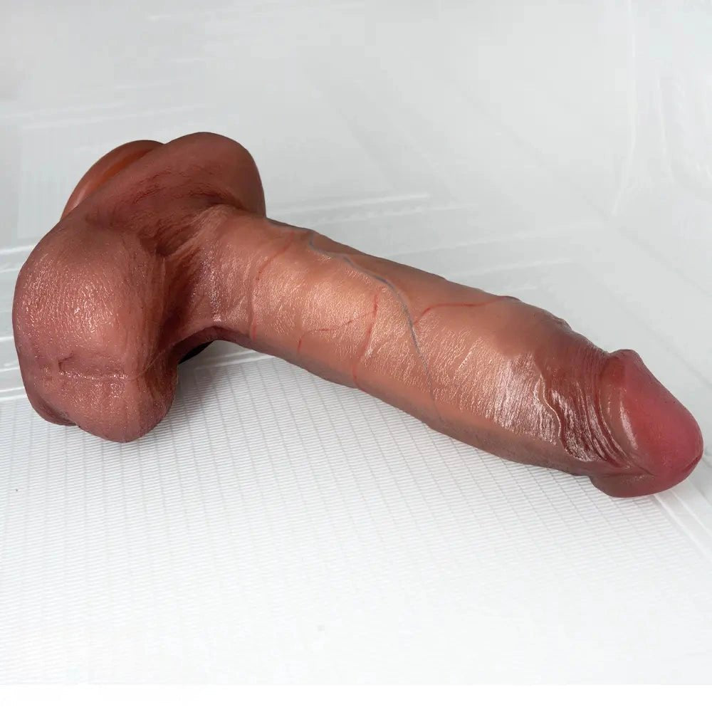 Lifelike Touch Suction Dildo - Silicone Suction Cup Dildo