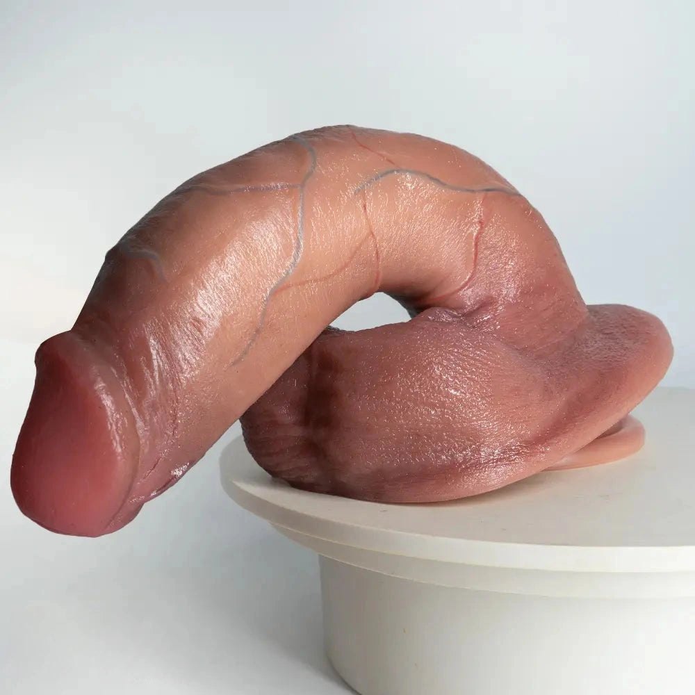 Lifelike Touch Suction Dildo - Silicone Suction Cup Dildo