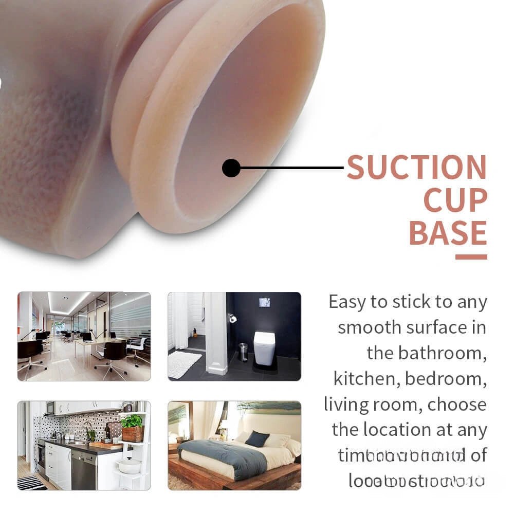 Lifelike Vein Suction Dildo - Realistic Suction Cup Dildo