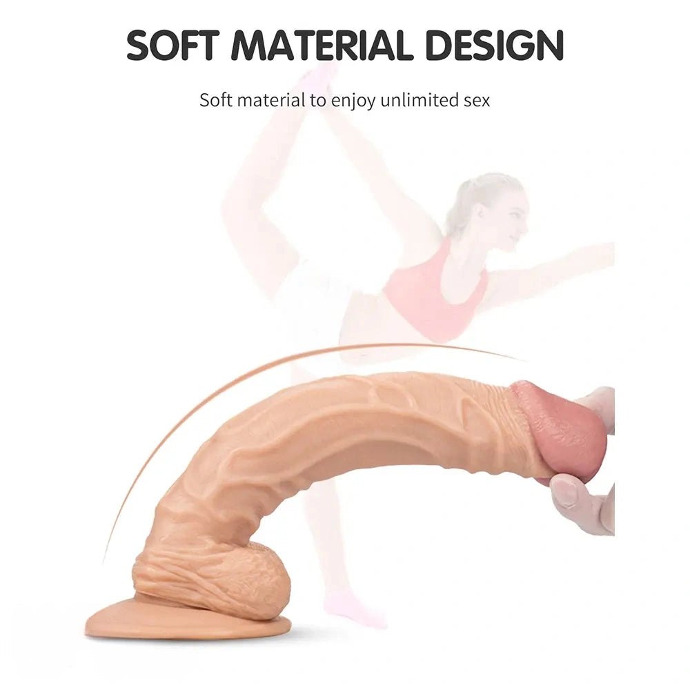 Lifelike Veined Realistic Dildo - Realistic PVC Dildo