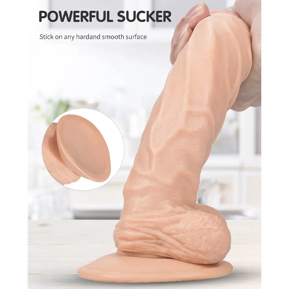 Lifelike Veined Realistic Dildo - Realistic PVC Dildo