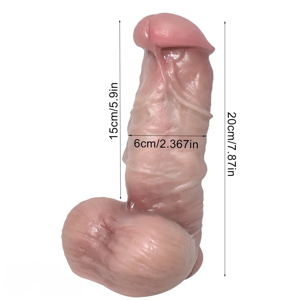 Liquid Silicone Dildo, S/L - Super Realistic Dildo