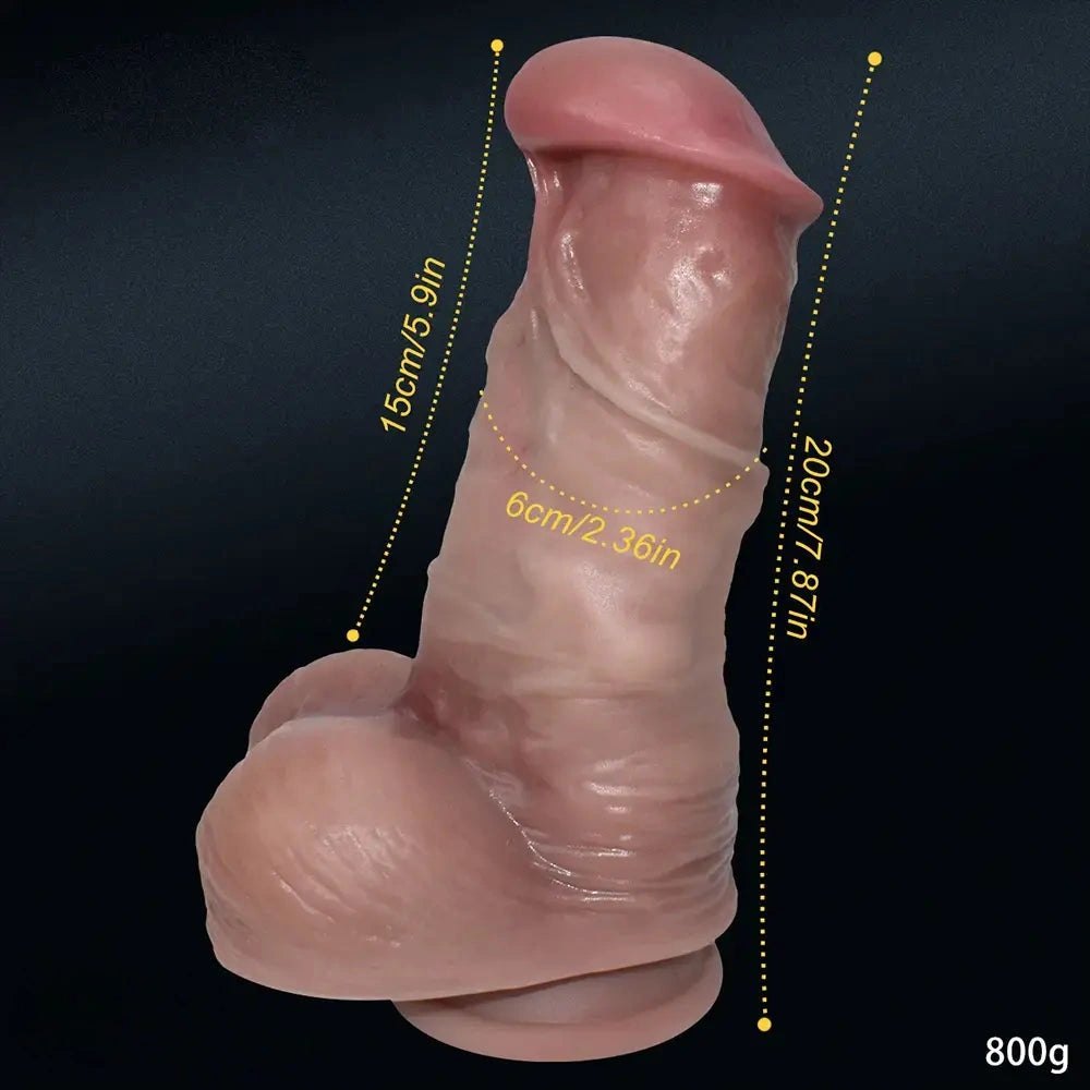 Liquid Silicone Dildo, S/L - Super Realistic Dildo