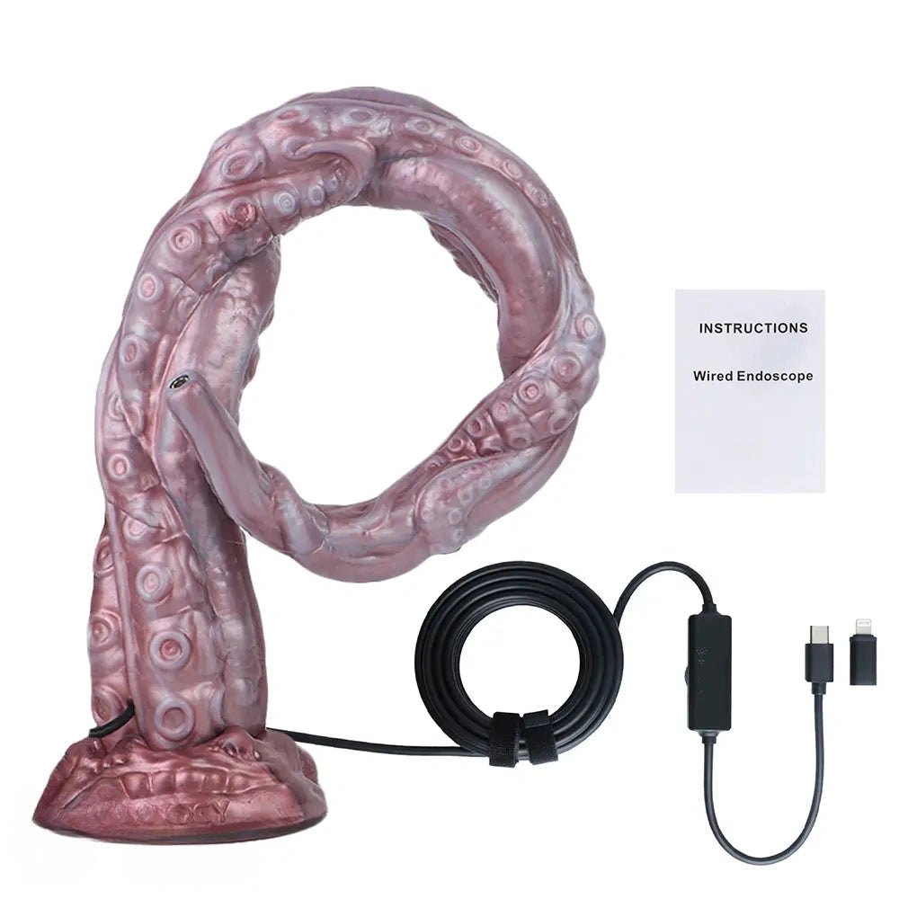 Long Tentacle Cam Dildo - Fantasy Dragon Monster Dildo