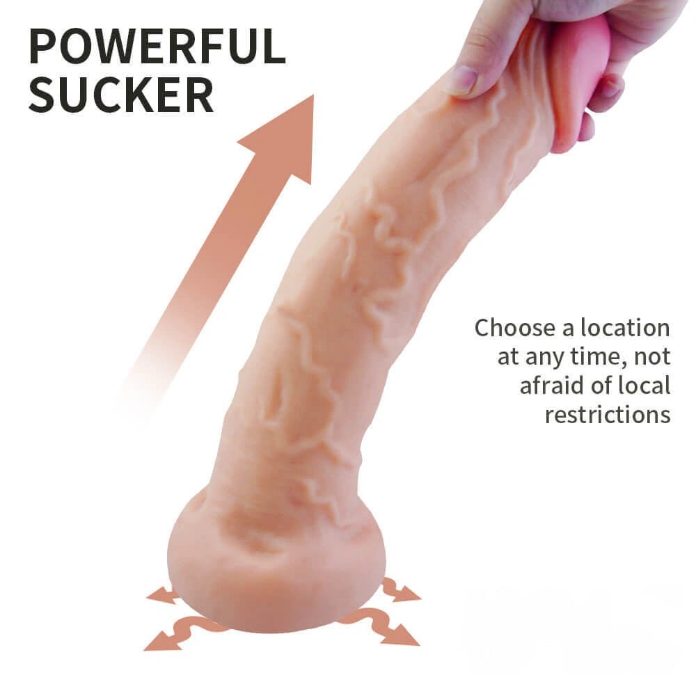 Long Thick Realistic Dildo 12in - Realistic PVC Dildo