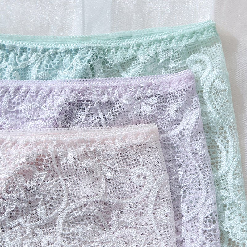 Low Rise Lace Bow Thong - Sexy Panties for Women