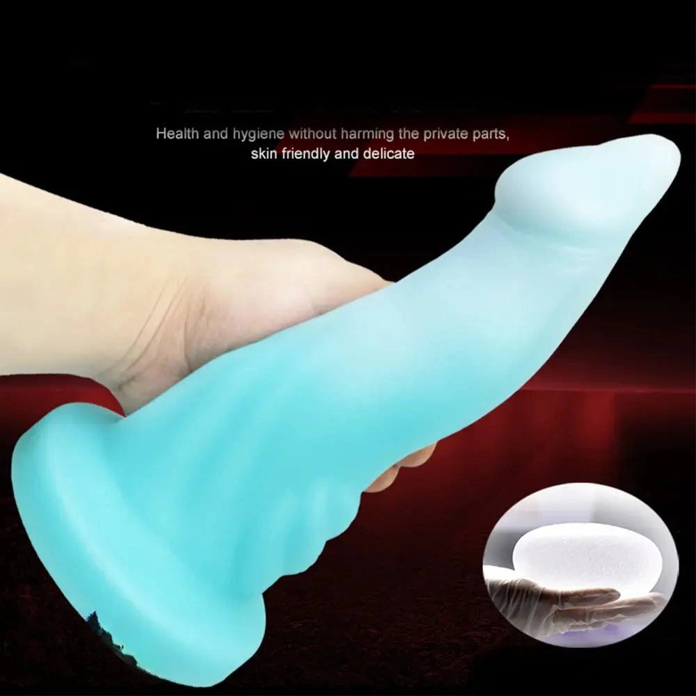 Luminous Big Fantasy Dildo 9.25in - Glow Fantasy Dildo