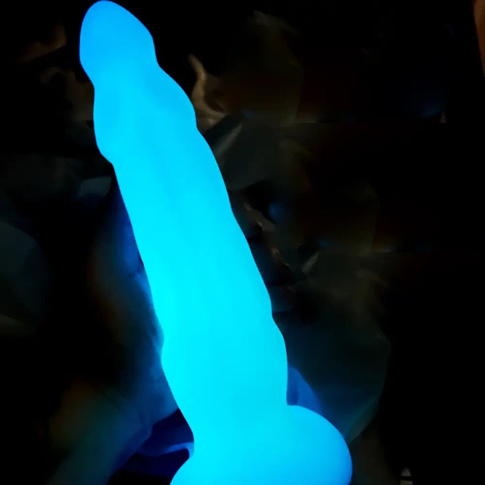 Luminous Big Fantasy Dildo - Silicone Monster Dildo Big
