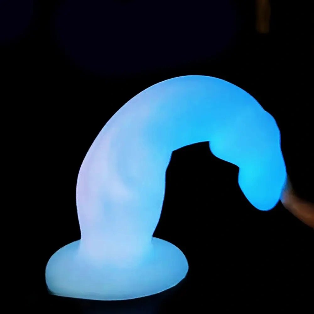 Luminous Big Fantasy Dildo - Silicone Monster Dildo Big