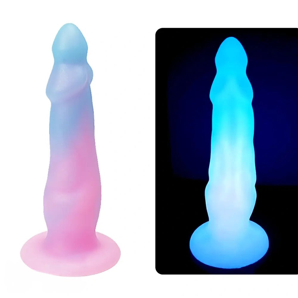 Luminous Big Fantasy Dildo - Silicone Monster Dildo Big