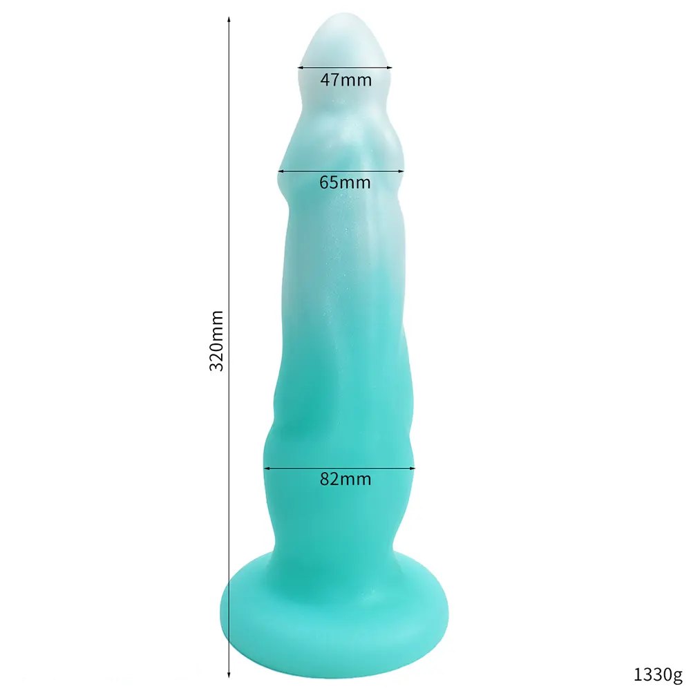 Luminous Big Fantasy Dildo - Silicone Monster Dildo Big