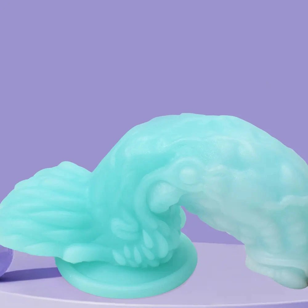 Luminous Dragon Dildo 7.48in - Dragon Dildo Glow Option
