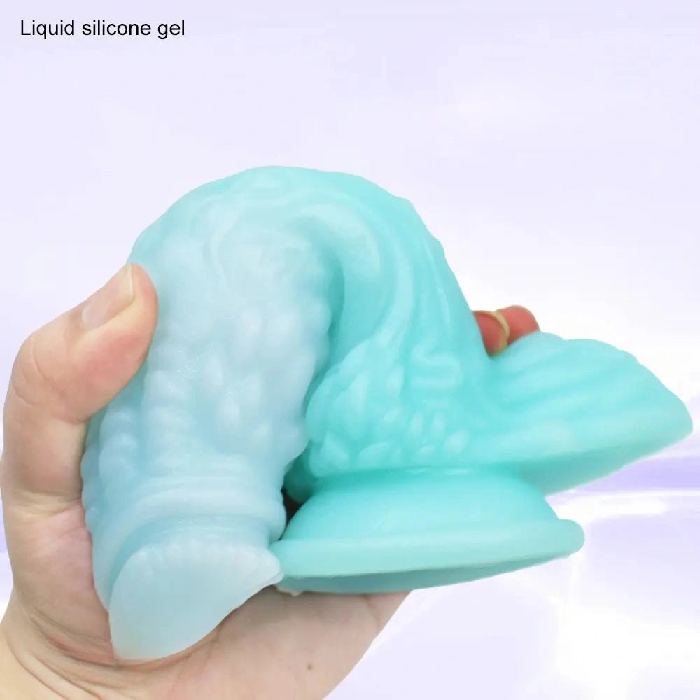 Luminous Dragon Dildo 7.48in - Dragon Dildo Glow Option