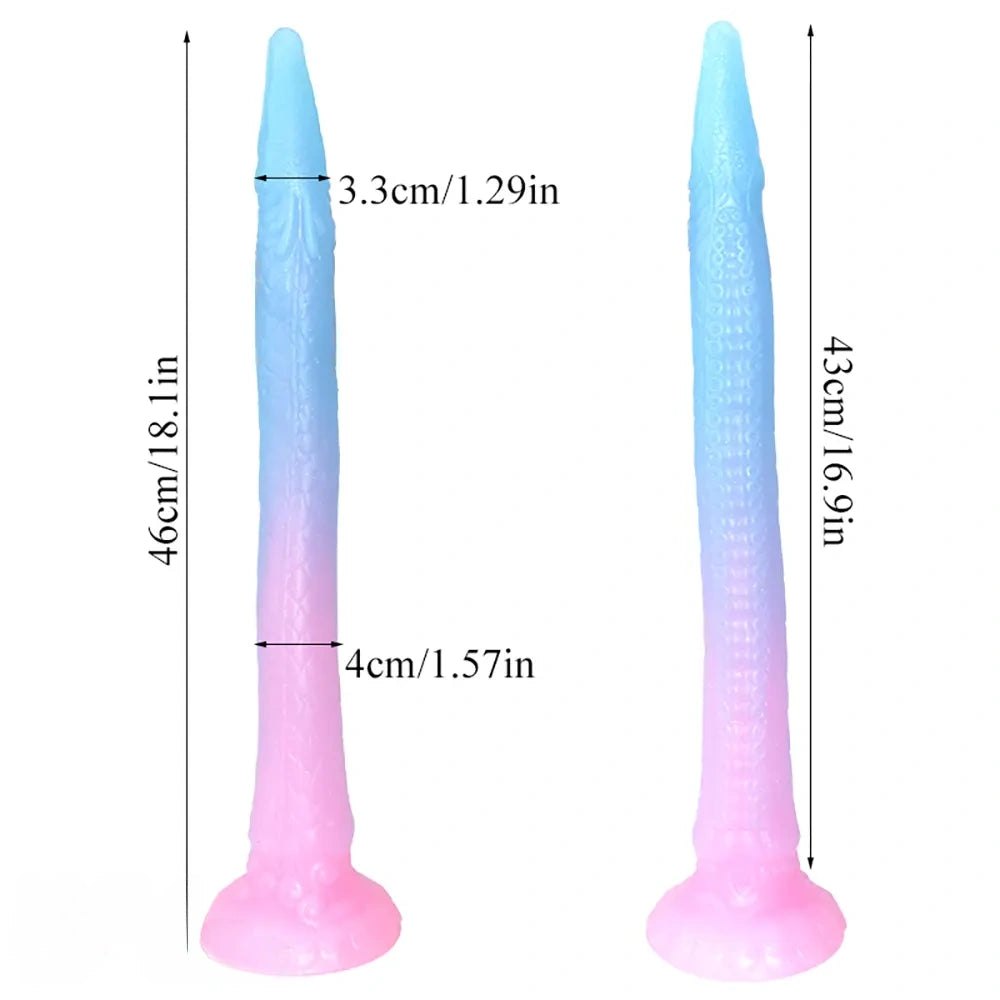 Luminous Dragon Fantasy Dildo 18in - Silicone Monster Dildo