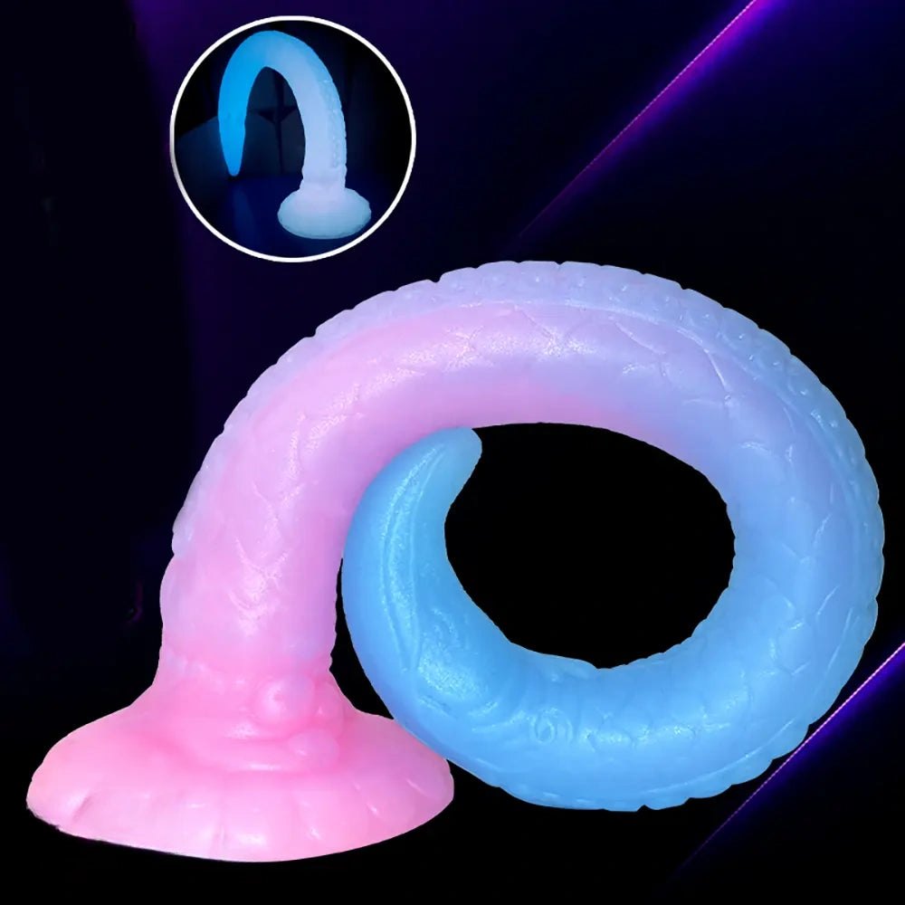 Luminous Dragon Fantasy Dildo 18in - Silicone Monster Dildo
