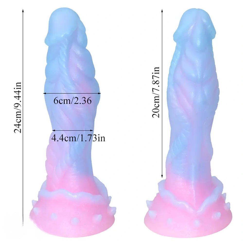 Luminous Pastel Fantasy Dildo - Monster Dildo