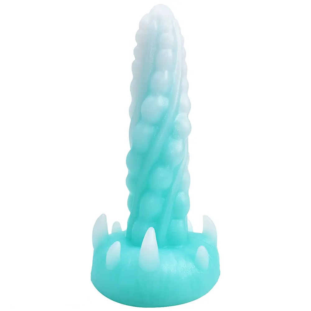 Luminous Spiked Fantasy Dildo 7 in - Fantasy Monster Dildo