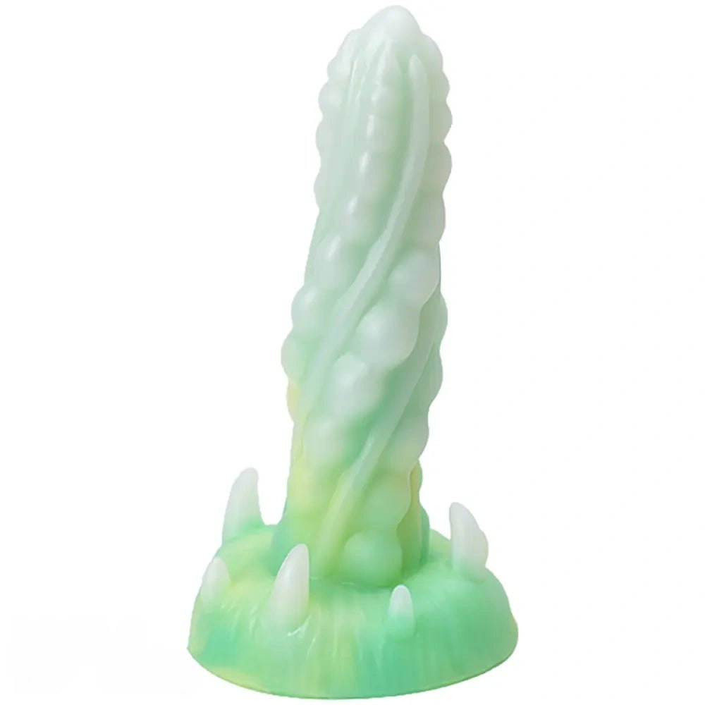 Luminous Spiked Fantasy Dildo 7 in - Fantasy Monster Dildo