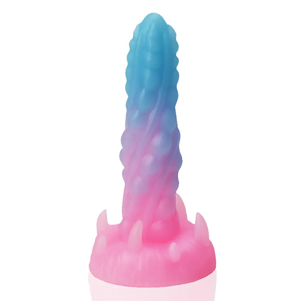 Luminous Spiked Fantasy Dildo 7 in - Fantasy Monster Dildo