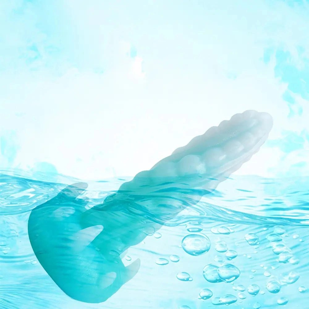 Luminous Spiked Fantasy Dildo 7 in - Fantasy Monster Dildo