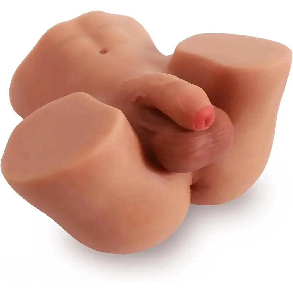 Male Torso Doll With Dildo - Bendable Realistic Piece