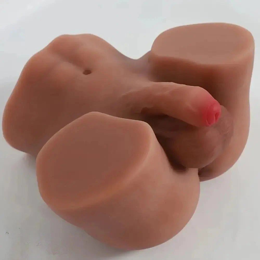 Male Torso Doll With Dildo - Bendable Realistic Piece
