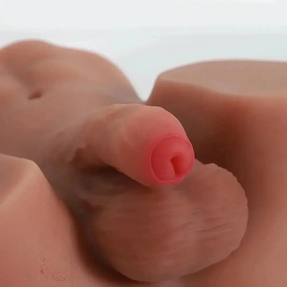 Male Torso Doll With Dildo - Bendable Realistic Piece