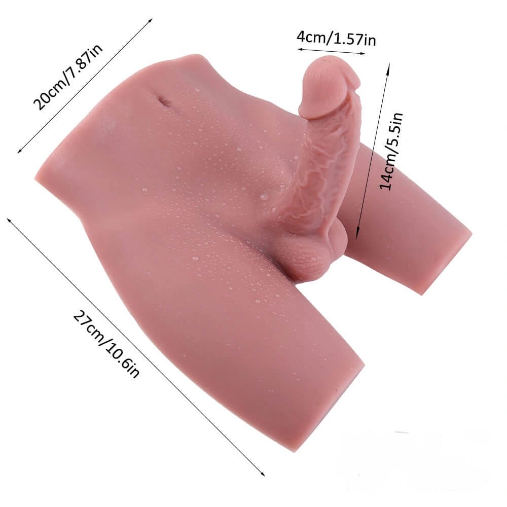 Male Torso Doll with Flexible Dildo - Sex Doll Torso