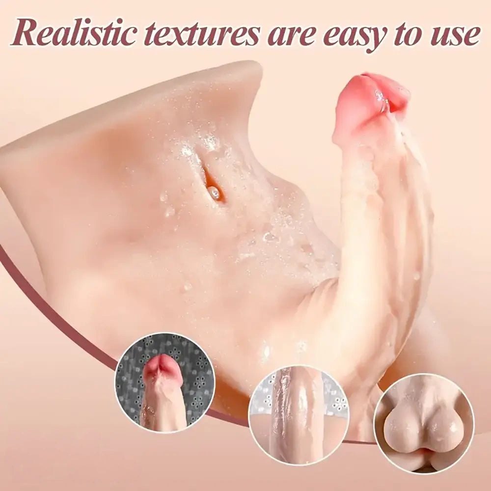 Male Torso Masturbator 7 in - Realistic Male Sex Doll Torso