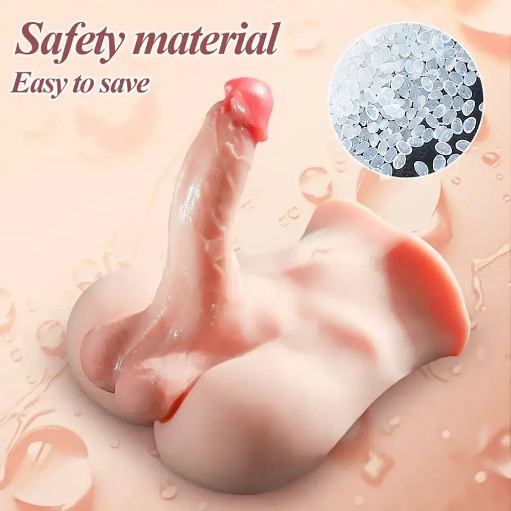 Male Torso Masturbator 7 in - Realistic Male Sex Doll Torso