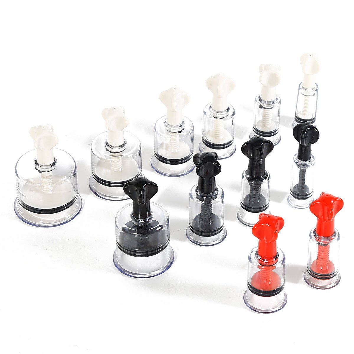 Manual Vacuum Nipple Sucker Cups - Nipple Suckers Set