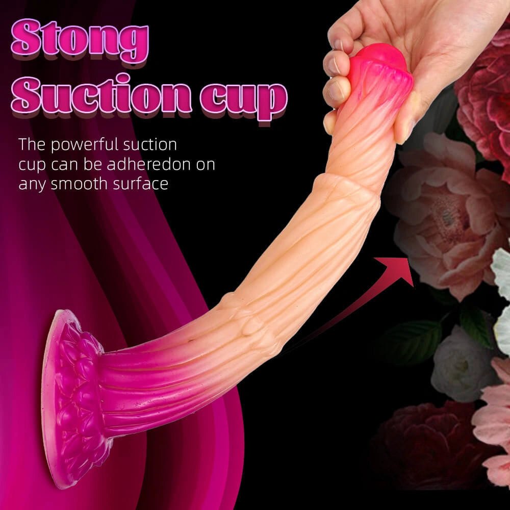 Marble Swirl Fantasy Dildo - 3D Printed Silicone Dildo